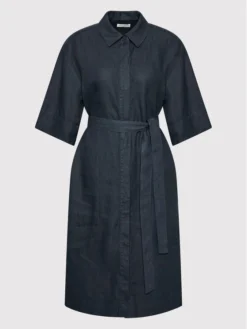 Marc O'Polo Vestito Chemisier M04 0645 21455 Blu Scuro Relaxed Fit -Offerta economica Guess || Calvin Klein Jeans || Vero Moda marc opolo vestito chemisier m04 0645 21455 blu scuro relaxed fit 4