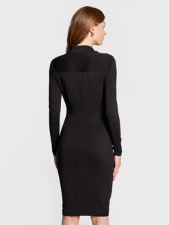 Vestito Chemisier 2BGK55 6158A Nero Slim Fit 6 Vestito Chemisier 2BGK55 6158A Nero Slim Fit -Offerta economica Guess || Calvin Klein Jeans || Vero Moda marciano guess vestito chemisier 2bgk55 6158a nero slim fit 2