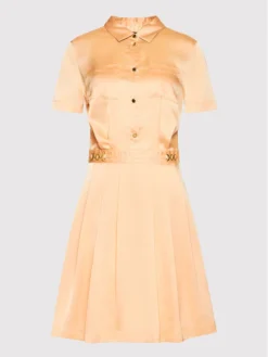 Vestito Chemisier 2GGK62 9599Z Arancione Regular Fit -Offerta economica Guess || Calvin Klein Jeans || Vero Moda marciano guess vestito chemisier 2ggk62 9599z arancione regular fit 4