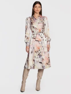 Vestito Chemisier 3RGK16 7099Z Multicolore Regular Fit