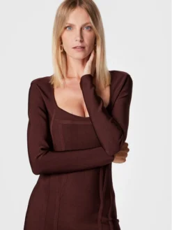 Vestito Di Maglia 2BGK08 5036Z Marrone Slim Fit -Offerta economica Guess || Calvin Klein Jeans || Vero Moda marciano guess vestito di maglia 2bgk08 5036z marrone slim fit 3