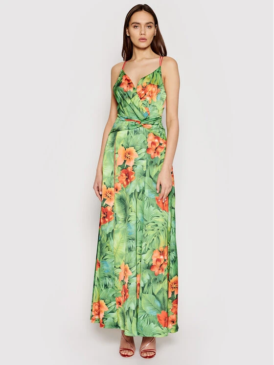 Vestito Estivo 1GG768 9533Z Verde Regular Fit 1 Vestito Estivo 1GG768 9533Z Verde Regular Fit