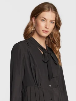 MAX & Co. Vestito Chemisier Liana 72240122 Nero Regular Fit -Offerta economica Guess || Calvin Klein Jeans || Vero Moda max co vestito chemisier liana 72240122 nero regular fit 3