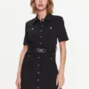 MICHAEL Michael Kors Vestito Chemisier MR381GJ3GZ Nero Regular Fit