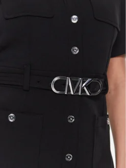 MICHAEL Michael Kors Vestito Chemisier MR381GJ3GZ Nero Regular Fit -Offerta economica Guess || Calvin Klein Jeans || Vero Moda michael michael kors vestito chemisier mr381gj3gz nero regular fit 4