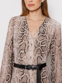 MICHAEL Michael Kors Vestito Chemisier MU18Y462DR Marrone Regular Fit -Offerta economica Guess || Calvin Klein Jeans || Vero Moda michael michael kors vestito chemisier mu18y462dr marrone regular fit 3