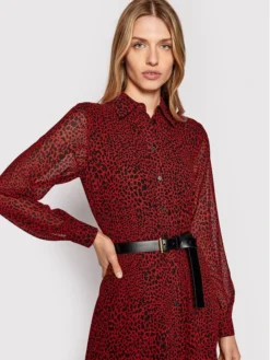 MICHAEL Michael Kors Vestito Chemisier MU280YH6G4 Rosso Regular Fit 9 MICHAEL Michael Kors Vestito Chemisier MU280YH6G4 Rosso Regular Fit -Offerta economica Guess || Calvin Klein Jeans || Vero Moda michael michael kors vestito chemisier mu280yh6g4 rosso regular fit 3