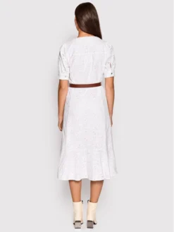 MICHAEL Michael Kors Vestito Chemisier Palm Eyelet MU2814Z4MM Bianco Regular Fit -Offerta economica Guess || Calvin Klein Jeans || Vero Moda michael michael kors vestito chemisier palm eyelet mu2814z4mm bianco regular fit 2