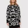 MICHAEL Michael Kors Vestito Di Maglia MH180VT4A7 Nero Relaxed Fit