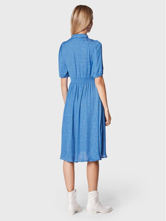 MORGAN Vestito Chemisier 222-RANISA Blu Regular Fit 3 MORGAN Vestito Chemisier 222-RANISA Blu Regular Fit - immagine 3