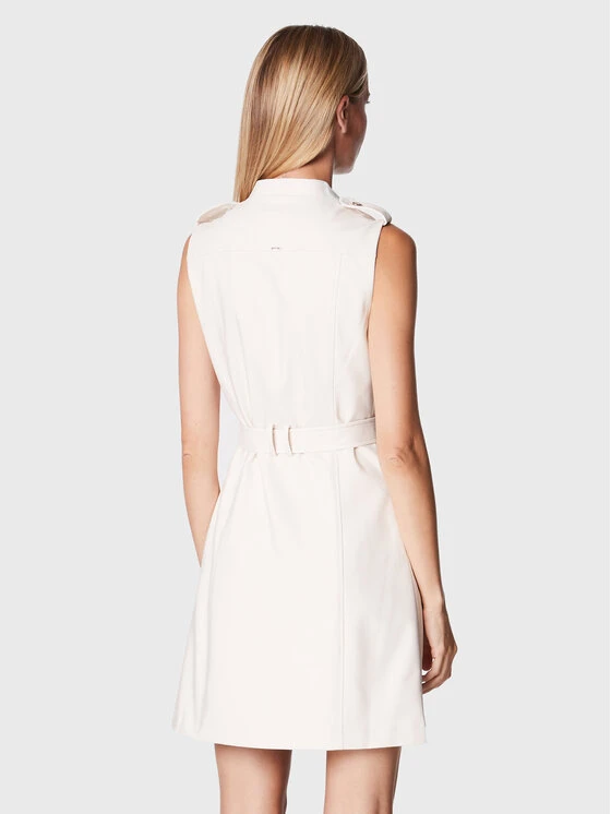 MORGAN Vestito Chemisier 222-RENZA Beige Regular Fit 3 MORGAN Vestito Chemisier 222-RENZA Beige Regular Fit - immagine 3