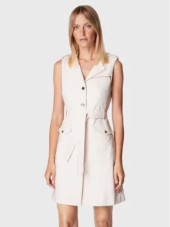 MORGAN Vestito Chemisier 222-RENZA Beige Regular Fit