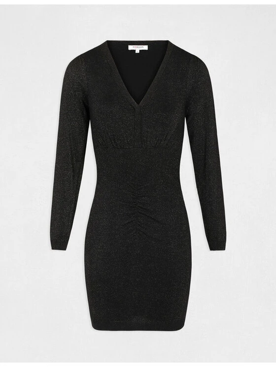 MORGAN Vestito Da Giorno 212-RMCOOL Nero Slim Fit 6 MORGAN Vestito Da Giorno 212-RMCOOL Nero Slim Fit - immagine 6
