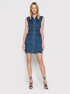 MORGAN Vestito Di Jeans 221-ROUKY Blu Regular Fit -Offerta economica Guess || Calvin Klein Jeans || Vero Moda morgan vestito di jeans 221 rouky blu regular fit 1