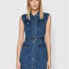 MORGAN Vestito Di Jeans 221-ROUKY Blu Regular Fit