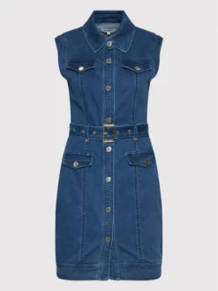 MORGAN Vestito Di Jeans 221-ROUKY Blu Regular Fit -Offerta economica Guess || Calvin Klein Jeans || Vero Moda morgan vestito di jeans 221 rouky blu regular fit 4