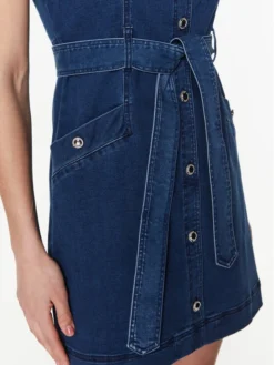 MORGAN Vestito Di Jeans 231-RASMIN1 Blu Slim Fit -Offerta economica Guess || Calvin Klein Jeans || Vero Moda morgan vestito di jeans 231 rasmin1 blu slim fit 4