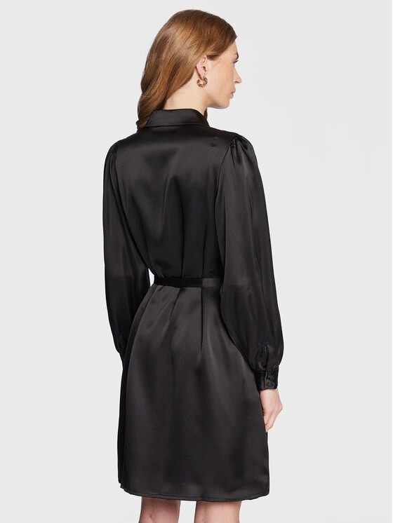 MOSS COPENHAGEN Vestito Chemisier Jeanita 17098 Nero Regular Fit 3 MOSS COPENHAGEN Vestito Chemisier Jeanita 17098 Nero Regular Fit - immagine 3