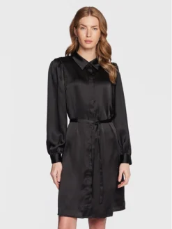 MOSS COPENHAGEN Vestito Chemisier Jeanita 17098 Nero Regular Fit