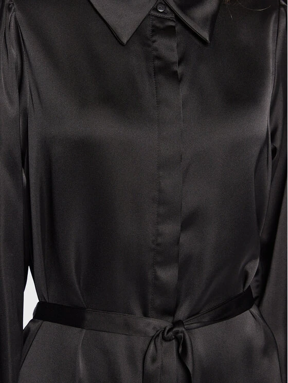 MOSS COPENHAGEN Vestito Chemisier Jeanita 17098 Nero Regular Fit 4 MOSS COPENHAGEN Vestito Chemisier Jeanita 17098 Nero Regular Fit - immagine 4