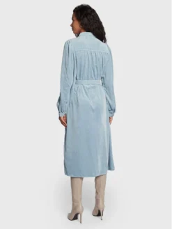 MOSS COPENHAGEN Vestito Chemisier Jeppi 17189 Blu Regular Fit -Offerta economica Guess || Calvin Klein Jeans || Vero Moda moss copenhagen vestito chemisier jeppi 17189 blu regular fit 2