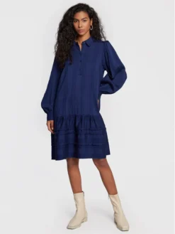 Offerta economica Guess || Calvin Klein Jeans || Vero Moda -Offerta economica Guess || Calvin Klein Jeans || Vero Moda moss copenhagen vestito chemisier renita 17164 blu scuro relaxed fit 1