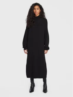 MOSS COPENHAGEN Vestito Di Maglia Magnea 16901 Nero Regular Fit