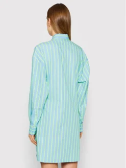 MSGM Vestito Chemisier 3241MDA22A 227005 Blu Regular Fit -Offerta economica Guess || Calvin Klein Jeans || Vero Moda msgm vestito chemisier 3241mda22a 227005 blu regular fit 2