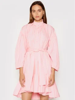 MSGM Vestito Da Giorno 3141MDA29 217603 Rosa Relaxed Fit