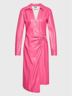 MSGM Vestito In Similpelle 3341MDA04P 227615 Rosa Regular Fit -Offerta economica Guess || Calvin Klein Jeans || Vero Moda msgm vestito in similpelle 3341mda04p 227615 rosa regular fit 4