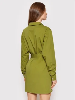 NA-KD Vestito Chemisier 1018-008323-9480-581 Verde Regular Fit -Offerta economica Guess || Calvin Klein Jeans || Vero Moda na kd vestito chemisier 1018 008323 9480 581 verde regular fit 2