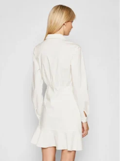 NA-KD Vestito Chemisier Flounce 1018-006854-0001-581 Bianco Regular Fit -Offerta economica Guess || Calvin Klein Jeans || Vero Moda na kd vestito chemisier flounce 1018 006854 0001 581 bianco regular fit 2