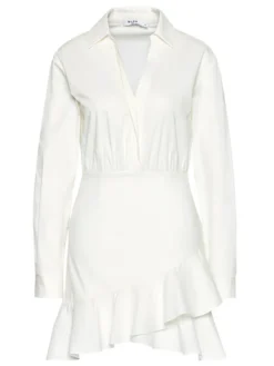 NA-KD Vestito Chemisier Flounce 1018-006854-0001-581 Bianco Regular Fit -Offerta economica Guess || Calvin Klein Jeans || Vero Moda na kd vestito chemisier flounce 1018 006854 0001 581 bianco regular fit 4
