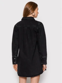 NA-KD Vestito Di Jeans 1018-008320-0117-581 Nero Regular Fit -Offerta economica Guess || Calvin Klein Jeans || Vero Moda na kd vestito di jeans 1018 008320 0117 581 nero regular fit 2