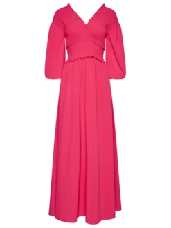 NA-KD Vestito Estivo Smocked 1018-006780-0015-581 Rosa Regular Fit -Offerta economica Guess || Calvin Klein Jeans || Vero Moda na kd vestito estivo smocked 1018 006780 0015 581 rosa regular fit 4