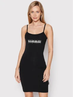 Napapijri Vestito Estivo S-Box NP0A4GDF Nero Slim Fit