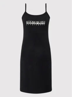 Napapijri Vestito Estivo S-Box NP0A4GDF Nero Slim Fit -Offerta economica Guess || Calvin Klein Jeans || Vero Moda napapijri vestito estivo s box np0a4gdf nero slim fit 4