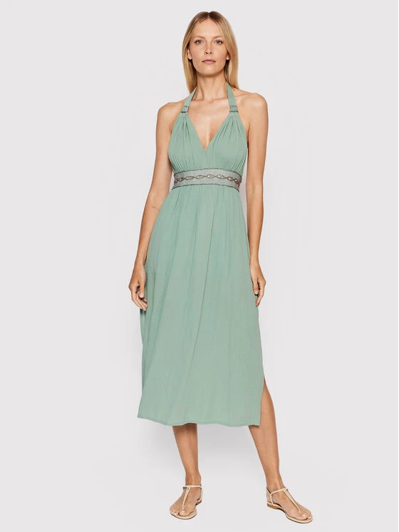 Vestito Estivo SH.OSUA Verde Regular Fit 2 Vestito Estivo SH.OSUA Verde Regular Fit - immagine 2