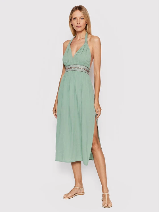 Vestito Estivo SH.OSUA Verde Regular Fit 1 Vestito Estivo SH.OSUA Verde Regular Fit