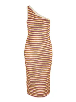 Noisy May Vestito Di Maglia 27025840 Bianco Slim Fit