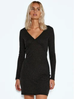 Noisy May Vestito Di Maglia Prasi 27022157 Grigio Slim Fit