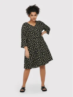 ONLY CARMAKOMA Vestito Chemisier Megan 15256797 Nero Regular Fit -Offerta economica Guess || Calvin Klein Jeans || Vero Moda only carmakoma vestito chemisier megan 15256797 nero regular fit 3