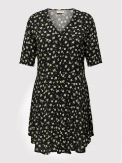 ONLY CARMAKOMA Vestito Chemisier Megan 15256797 Nero Regular Fit -Offerta economica Guess || Calvin Klein Jeans || Vero Moda only carmakoma vestito chemisier megan 15256797 nero regular fit 4