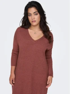 ONLY CARMAKOMA Vestito Di Maglia Ibi 15263791 Rosso Regular Fit -Offerta economica Guess || Calvin Klein Jeans || Vero Moda only carmakoma vestito di maglia ibi 15263791 rosso regular fit 3