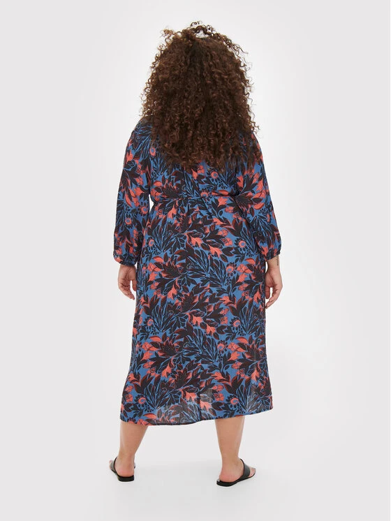 ONLY CARMAKOMA Vestito Estivo Miranda 15256427 Blu Regular Fit 3 ONLY CARMAKOMA Vestito Estivo Miranda 15256427 Blu Regular Fit - immagine 3