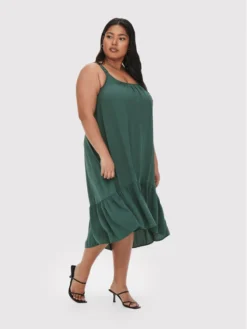 ONLY CARMAKOMA Vestito Estivo Paello 15261515 Verde Regular Fit -Offerta economica Guess || Calvin Klein Jeans || Vero Moda only carmakoma vestito estivo paello 15261515 verde regular fit 3