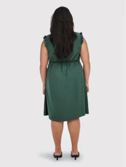 ONLY CARMAKOMA Vestito Estivo Paello 15264928 Verde Regular Fit -Offerta economica Guess || Calvin Klein Jeans || Vero Moda only carmakoma vestito estivo paello 15264928 verde regular fit 2