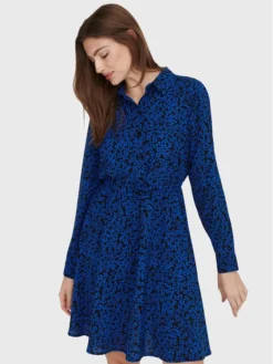 ONLY Vestito Chemisier Cecilia 15275243 Blu Scuro Regular Fit -Offerta economica Guess || Calvin Klein Jeans || Vero Moda only vestito chemisier cecilia 15275243 blu scuro regular fit 3
