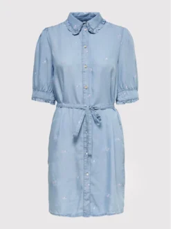 ONLY Vestito Di Jeans Candice 15258997 Blu Regular Fit -Offerta economica Guess || Calvin Klein Jeans || Vero Moda only vestito di jeans candice 15258997 blu regular fit 5