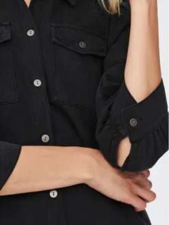 ONLY Vestito Di Jeans Felica 15227104 Nero Regular Fit -Offerta economica Guess || Calvin Klein Jeans || Vero Moda only vestito di jeans felica 15227104 nero regular fit 3